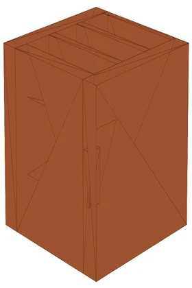 Flat  Panel  True  Style  T  M3010  Mahogany  Doors